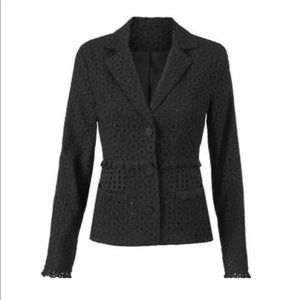 Cabi #5293 Flemenco Eyelet Black Jacket